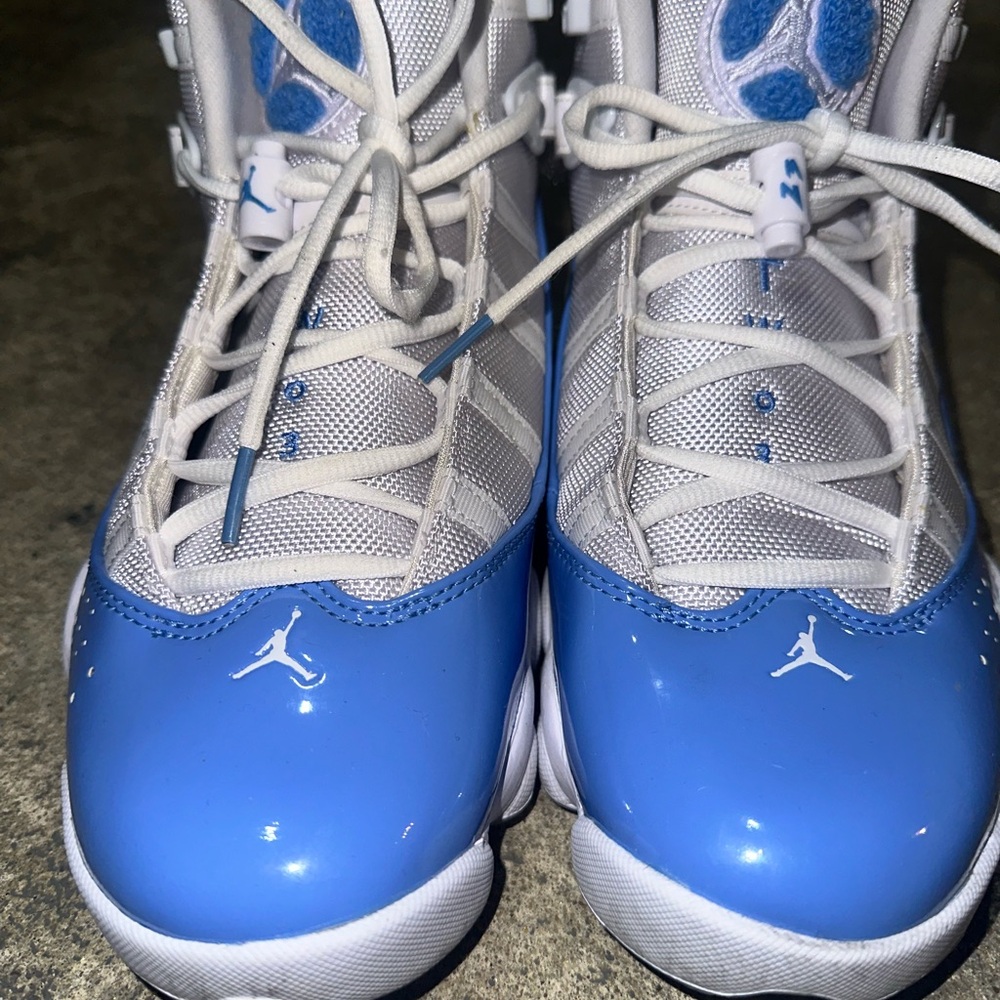 Jordan Kids Blue and White Sneakers
